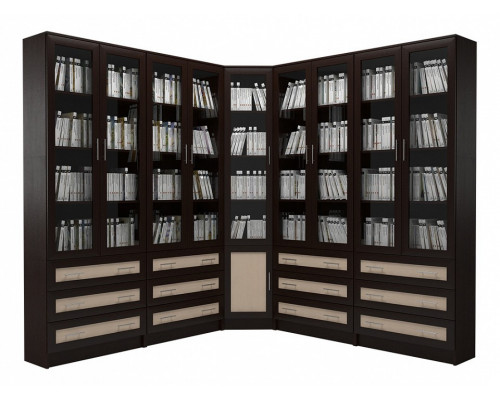 Шкаф книжный Мебелайн-57