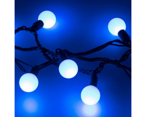 Гирлянда нить [10 м] Ball ARD-BALL-CLASSIC-D23-10000-BLACK-80LED BLUE (230V, 3.5W)