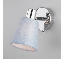Бра Eurosvet Culver 20080/1 хром/голубой