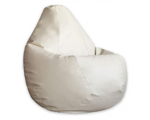 Кресло-мешок Кремовая ЭкоКожа 2XL