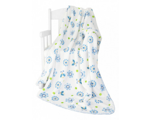 Плед (100х140 см) Цветы