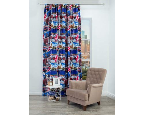 Портьера (200х270 см) 1 шт. Amore Mio RR 5790