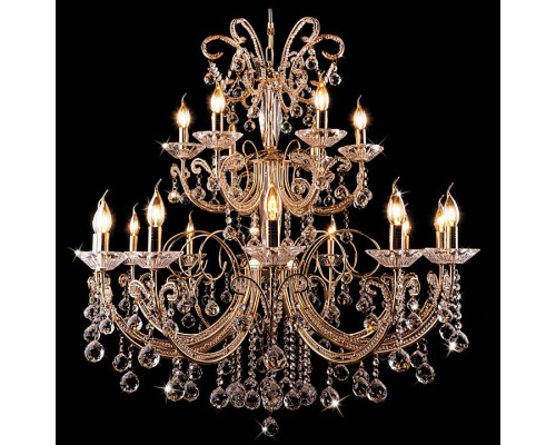 Подвесная люстра Eurosvet Gift 2049/12+6 золото Strotskis