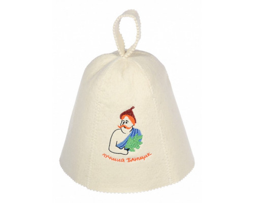 Шапка для бани универсальная Лучший банщик