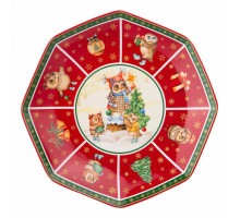 Блюдо декоративное (18.5 см) Совы 85-1585