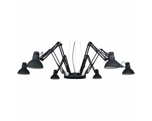 Подвесная люстра Arte Lamp Engineer A2043SP-6BK