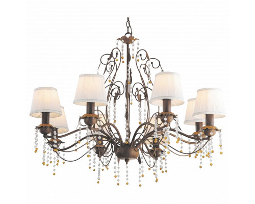 Подвесная люстра Arte Lamp Medici A9468LM-8BR