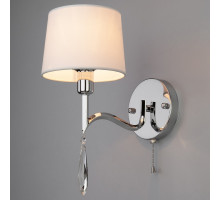 Бра Eurosvet Madera 10093/1 хром/прозрачный хрусталь Strotskis