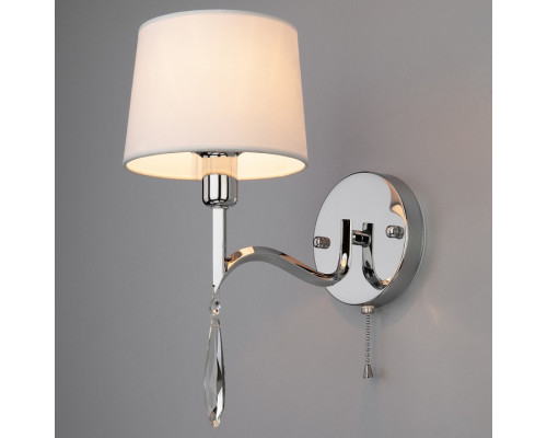 Бра Eurosvet Madera 10093/1 хром/прозрачный хрусталь Strotskis