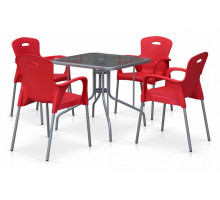 Набор уличный TL80x80/XRF065BR Red (4+1)