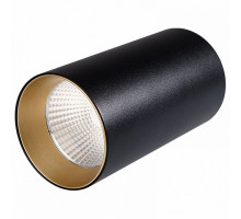 Накладной светильник Arlight Sp-polo-r85 SP-POLO-R85-1-15W Day White 40deg (Black, Gold Ring)