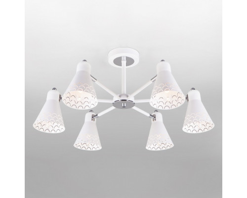 Люстра на штанге Eurosvet Trina 70100/6 белый