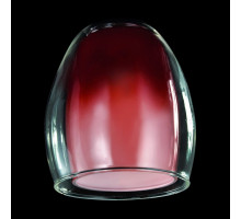 Плафон стеклянный Eurosvet Конфетти плафон 9808, 30151 красный+прозрачный, арт. 70433