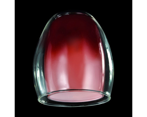 Плафон стеклянный Eurosvet Конфетти плафон 9808, 30151 красный+прозрачный, арт. 70433