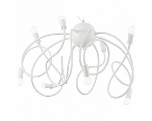 Подвесная люстра Ideal Lux Multiflex MULTIFLEX SP8 BIANCO