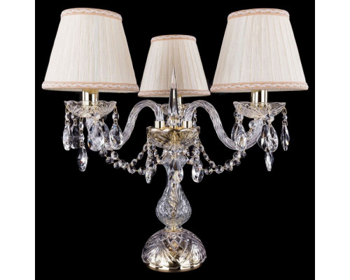 Настольная лампа декоративная Bohemia Ivele Crystal 5706 1406L/3/141-39/G/SH33A-160