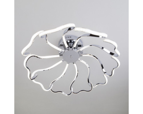 Потолочная люстра Eurosvet Begonia 90095/10 хром 100W