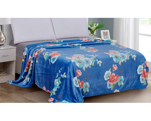 Плед (180x200 см) Цветы