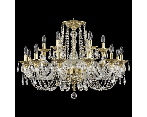 Подвесная люстра Bohemia Ivele Crystal 1602 16102/12+6/300 G