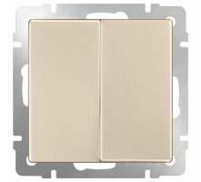 Выключатель двухклавишный без рамки Werkel WL11 WL11-SW-2G