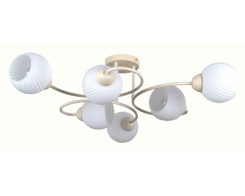 Люстра на штанге Natali Kovaltseva 81400 81400/6C BEIGE GOLD