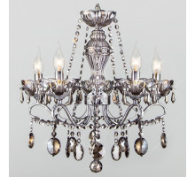 Потолочная люстра Eurosvet Teodore 10103/5 хром/дымчатый хрусталь Strotskis