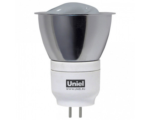 Лампа компактная люминесцентная Uniel  GU5.3 7Вт 2800K 00475