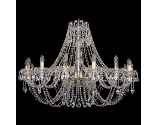 Подвесная люстра Bohemia Ivele Crystal 1406 1406/16/400/G