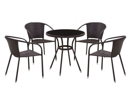 Набор уличный T282ANS/Y137C-W53 Brown 4Pcs