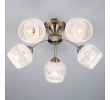 Люстра на штанге Eurosvet Cheryl 30118/5 античная бронза