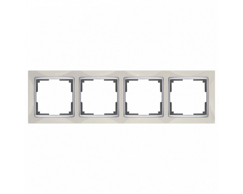 Рамка на 4 поста Werkel Snabb WL03-Frame-04-ivory