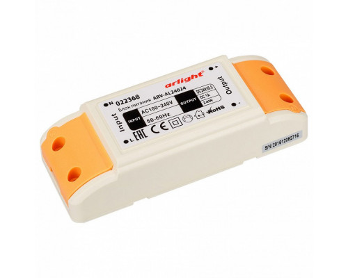 Блок питания Arlight  ARV-AL24024 (24V, 1A, 24W)