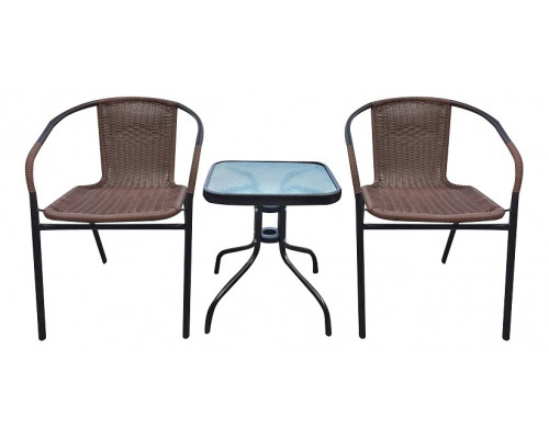 Набор уличный Асоль-3А TLH-037AR2/055S-45х45 Cappuccino 2Pcs