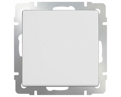 Выключатель одноклавишный без рамки Werkel Белый WL01-SW-1G