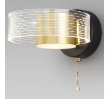 Бра Eurosvet Jet 90244/1 черный/золото