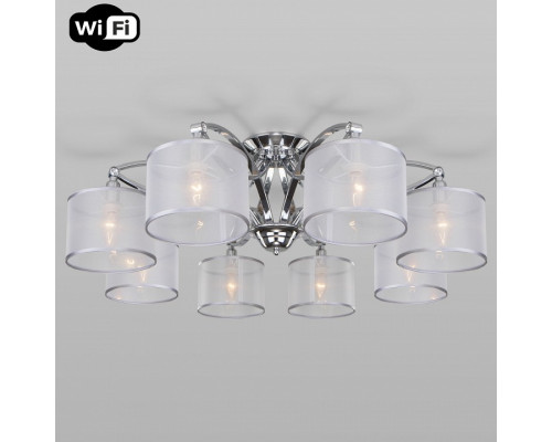 Потолочная люстра Eurosvet Fabiola 60124/8 хром Smart