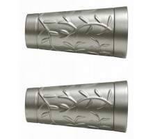 Набор из 2 наконечников для карнизов Конус с орнаментом