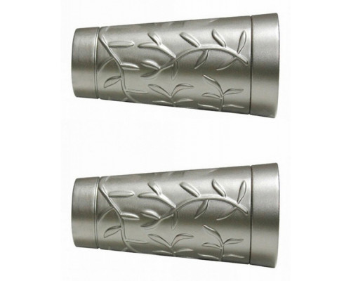 Набор из 2 наконечников для карнизов Конус с орнаментом