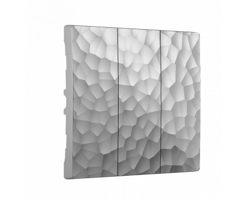 Клавиша для выключателя трехклавишного Werkel Hammer W1239006 (серебряный)