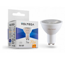 Лампа светодиодная Voltega Simple GU10 7Вт 2800K 