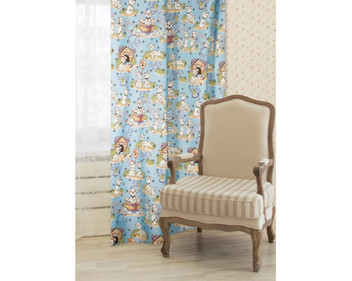 Портьера (100x250 см) 2шт. Dalmatiens