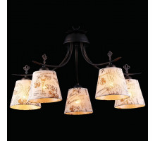 Подвесная люстра Natali Kovaltseva Alps ALPS 11430/5С BROWN GOLD