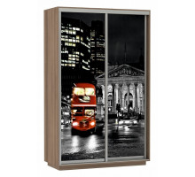 Шкаф-купе Экспресс Фото Дуо Ночной Лондон 1200x600x2200