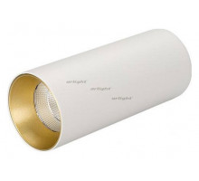 Накладной светильник Arlight SP-POLO-SURFACE-R65-8W Day4000 (WH-GD, 40 deg) 027505