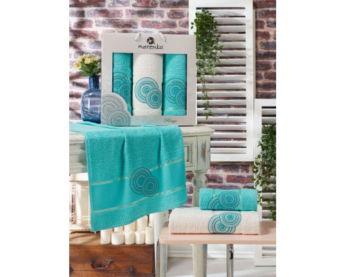 Набор полотенец для ванной Rings