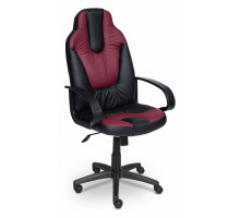 Кресло компьютерное Neo 1 черный/бордовый