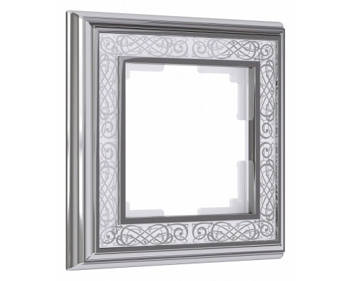 Рамка на 1 пост Werkel Gracia (белый / хром) W0011431
