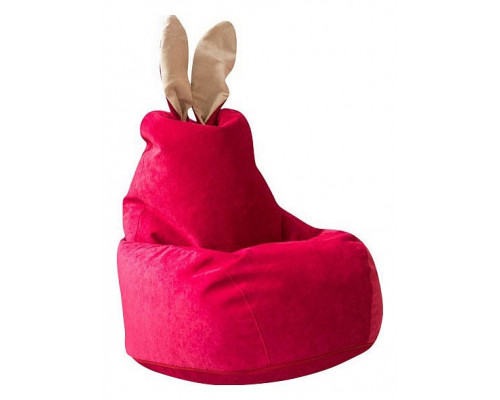 Кресло-мешок Зайчик Малиновое