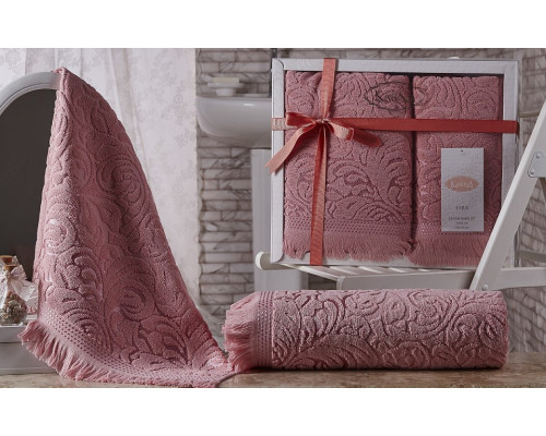 Набор из 2 полотенец для ванной ESRA