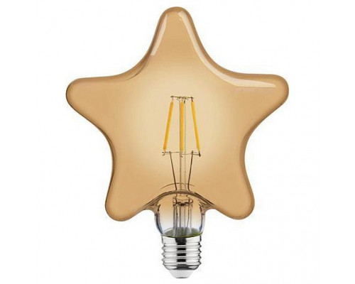 Лампа светодиодная Horoz Electric Rustic Heart E27 6Вт 2200K